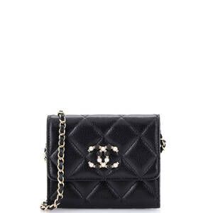 Chanel Coco Candy Card Holder On Chain #252863C18B
